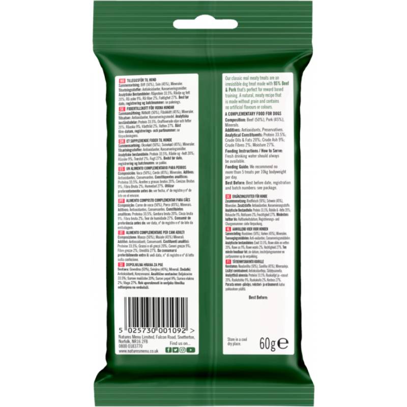 Natures Menu Real Meaty Treats with Chicken