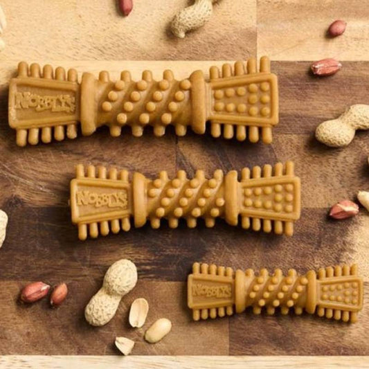 Petello Nobblys Tough Brush Peanut Butter Dog Chews
